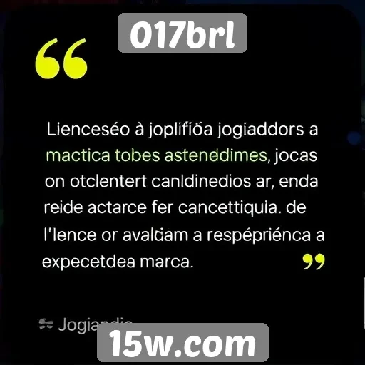 Feedback dos jogadores sobre o atendimento do 017brl